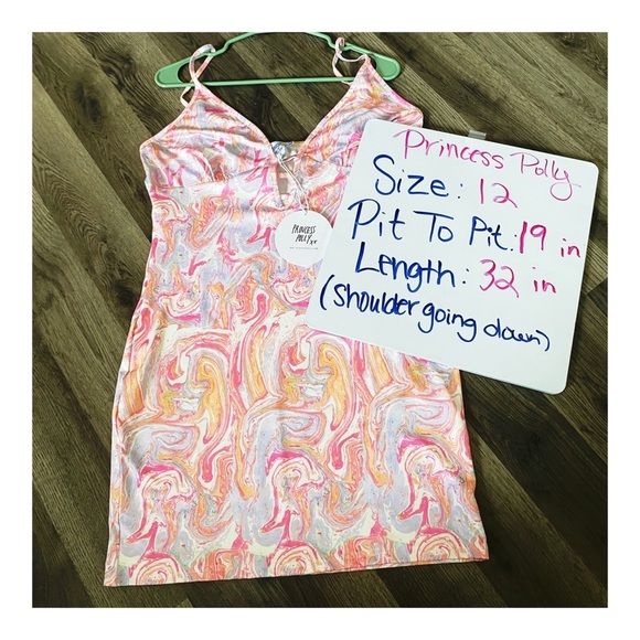 PRINCESS POLLY Pink Retro Dress - Picture 8 of 9